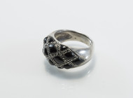 Real Black Onyx with Swiss Cut Marcasites