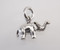 Precision Casted Medium Elephant Pendant