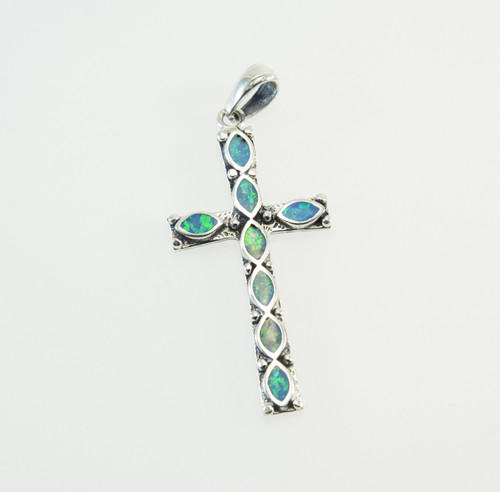 Blue Lab Created Opal