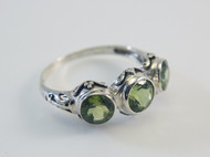 Beautiful Peridot and Handmade Balinese Design