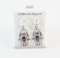 Hamsa (Hand of God) with Genuine Amethyst
