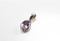 Genuine Oval-Shaped Amethyst