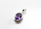 Oval-Shaped Amethyst with Filigree