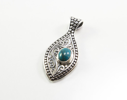 Genuine Turquoise, Dotted Granulation, and Filigree