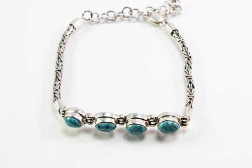 Balinese Natural Turquoise Bracelet