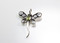 Genuine Peridot Dragonfly Pendant 