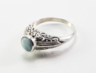 Genuine Round-Shaped Larimar
