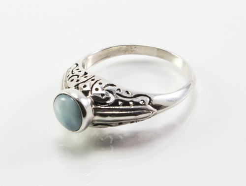 Genuine Round-Shaped Larimar