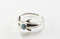 Natural Larimar Stone in a Dolphin Setting 