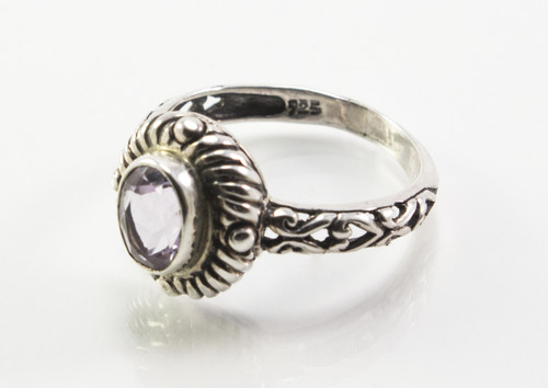 Genuine Oval-Shaped Amethyst 