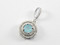 Round-Shaped Chalcedony Pendant