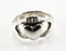 Big Silver Claddagh Ring