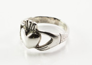 Big Silver Claddagh Ring