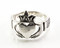 Pointy Silver Claddagh Ring