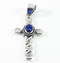 Lapis Balinese Cross Pendant