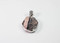 6-Sided Rhodonite Balinese Pendant  