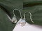 Dangling Oval-Shaped Balinese Moonstone Earrings