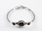 Oval and Round-Shaped Garnet Balinese Bracelet 
