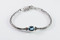 Oval-Shaped Blue Topaz Borobudur Balinese Bracelet