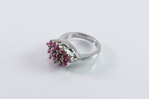 Balinese Ruby Burst Ring