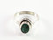 Balinese Emerald Ring w/ Filigree Accents 