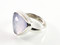 Balinese Trilliant Cut Chalcedony Ring 
