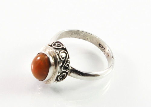 Balinese Ethiopian Opal Ring w/ Filigree