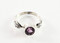Balinese Round-Shaped Amethyst Ring w/ Filigree 