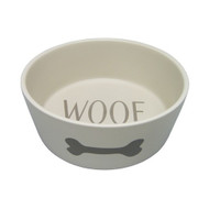 Fibos Diner Ceramic Dog Bowl