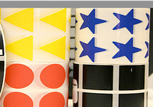 IRISS IR-ID Labels - Colored/Shaped