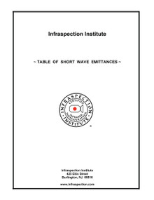 Table of Short Wave Emittances