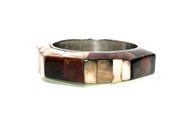 Octagon Mother of Pearl Bangle