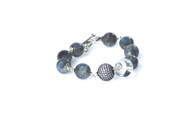 Gray Tigereye Stone Bracelet