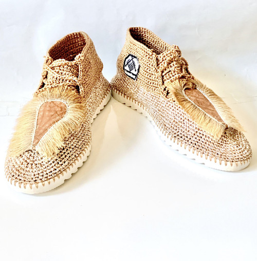 The Zulus are very stylish and comfortable shoes with an Isihlangu, or shield, "protecting" the feet.