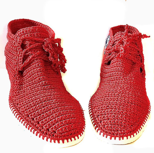 The solid red Kabiyesi is a very bright and stylish Mama Kea brand.