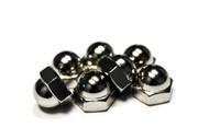 (100) 5/16"-18  Acorn Nut (Cap Nut) Nickel Plated