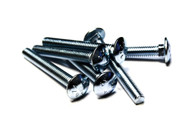 (10 pcs)5/16x2-1/2" Carriage Bolts - Grade A - Zinc