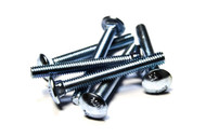 (50 pcs) 3/8x3" Carriage Bolts - Grade A - Zinc