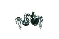 (500) 8x1/2 Slotted Hex Head Sheet Metal Screws (Evergreen)