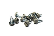 (1000) 8x1/2 Slotted Hex Head Sheet Metal Screws (Harbor Grey)