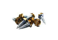 (500) 8x1/2 Slotted Hex Head Sheet Metal Screws (Copper Penny)