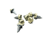 (100) 6 x 3/8 Slotted Hex Head Sheet Metal Screws (Desert Sand)