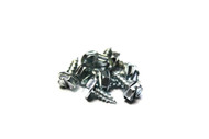 (500) 6 x 3/8 Slotted Hex Head Sheet Metal Screws (Zinc)