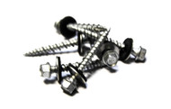 (100) 10x1-1/2 Hex Head Roofing Screws with Neoprene Washer (Weather Coat)