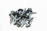 (100) 8 x 1 Hex Head Sheet Metal Screws Neoprene Washer (Roofing screws)