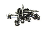 (250) 10x2 Hex Head Roofing Screws with Neoprene Washer (Weather Coat)