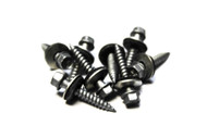 (50) 9x1 Hex Head Roofing Screws with Neoprene Washer (Weather Coat)