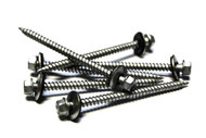 (50) 9x2-1/2 Hex Head Roofing Screws with Neoprene Washer (Weather Coat)