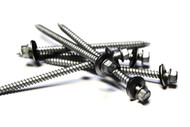 (500) 9x3 Hex Head Roofing Screws with Neoprene Washer (Weather Coat)