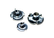 (100) #10-24 x 5/16" -3 PRONG- TEE NUTS (T Nuts) ZINC
